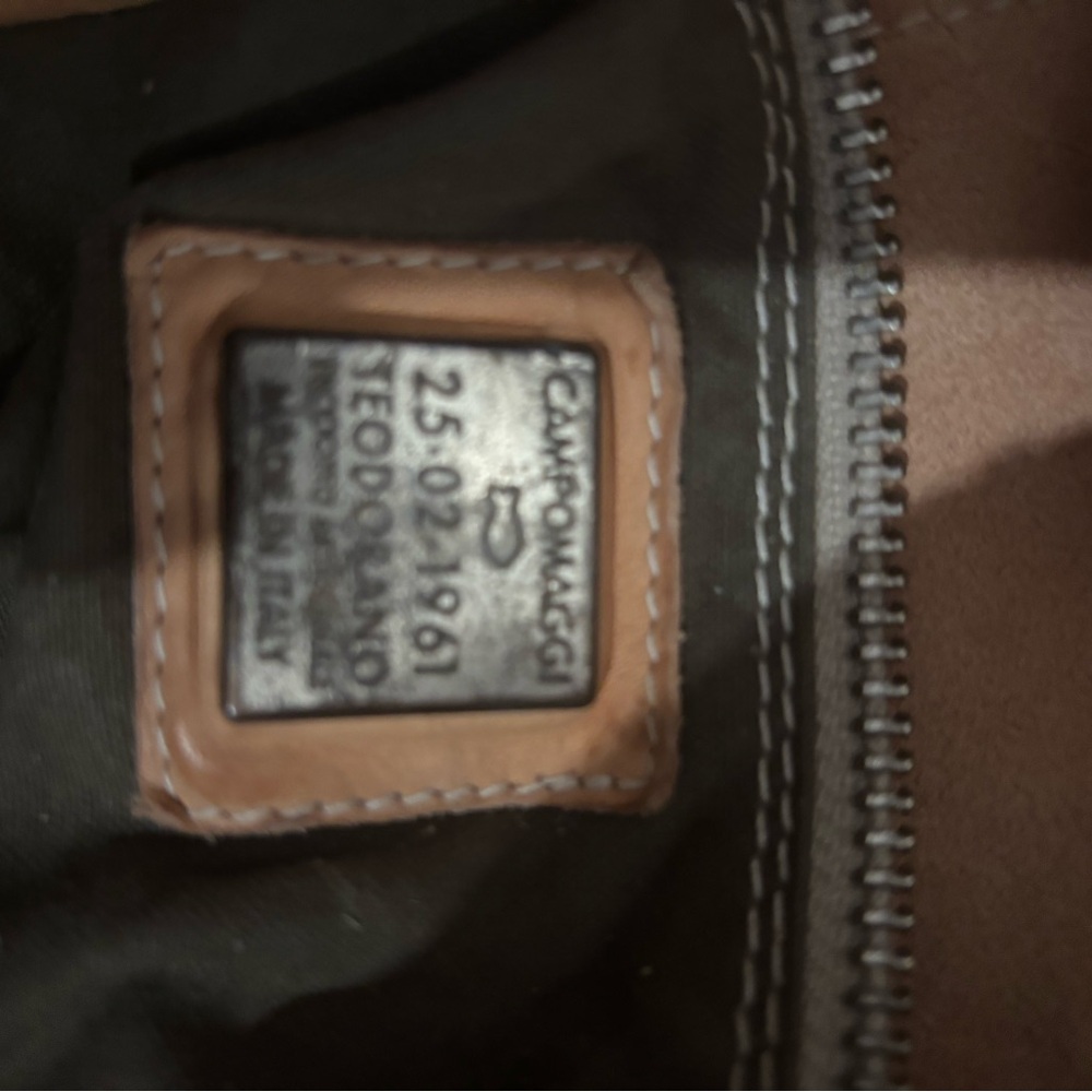 Campomaggi Teodorano Handcrafted Italian Leather Tote – Tie-Dye Multicolor - Picture 7 of 9